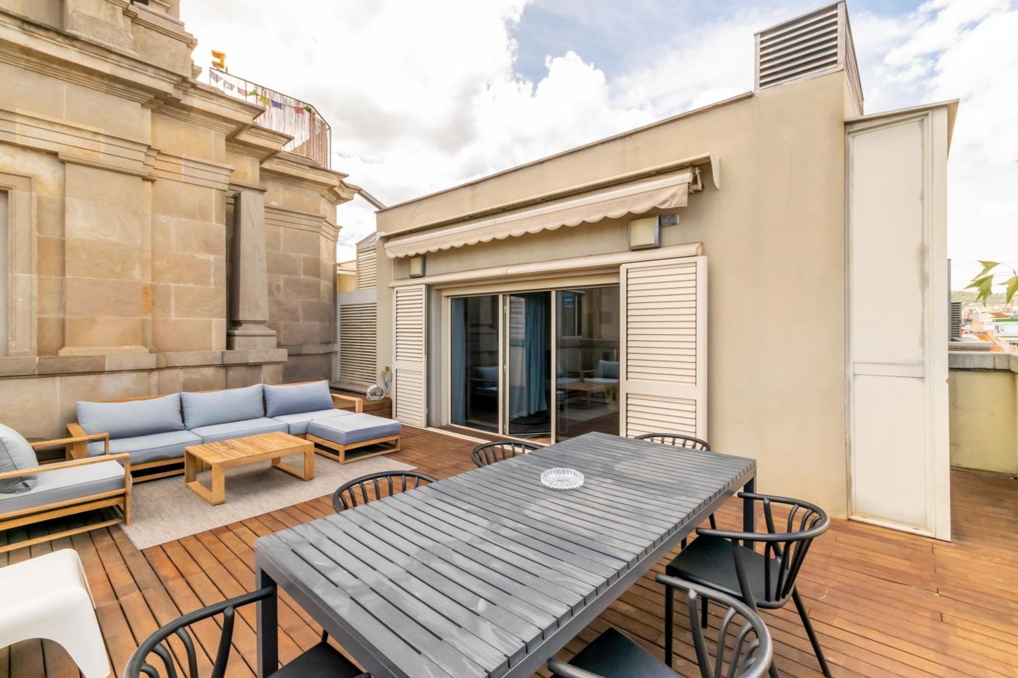 Unique Rentals - Placa Catalunya Central Apartments Барселона Экстерьер фото