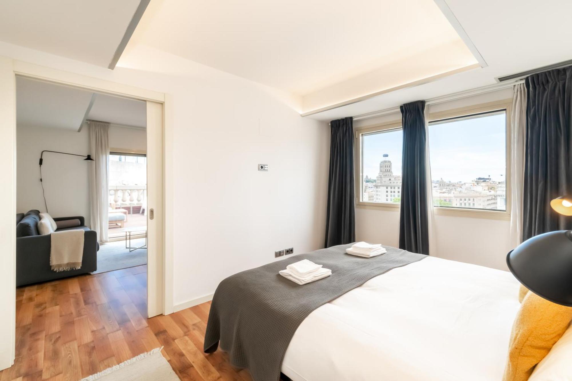 Unique Rentals - Placa Catalunya Central Apartments Барселона Экстерьер фото