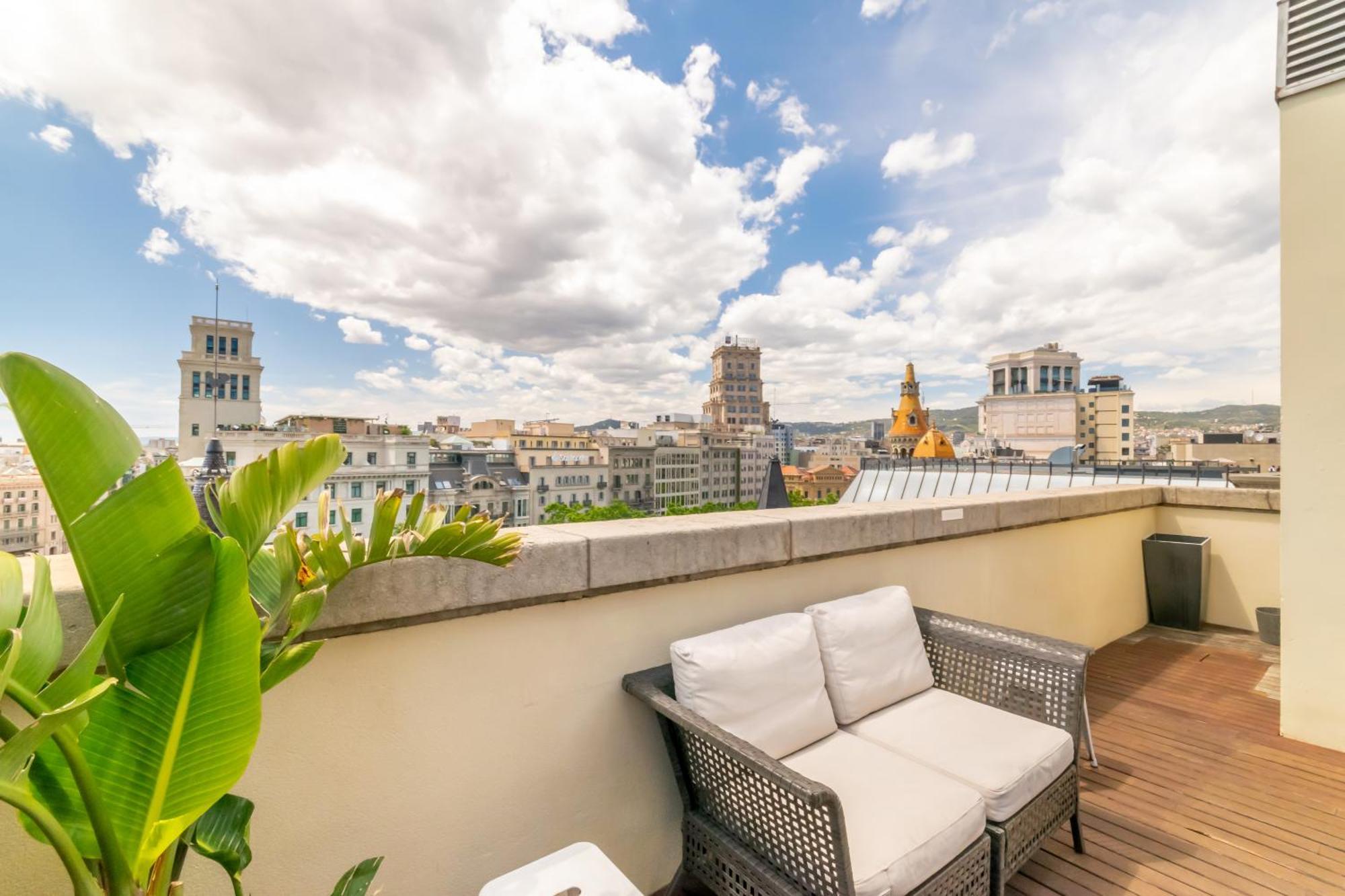 Unique Rentals - Placa Catalunya Central Apartments Барселона Экстерьер фото